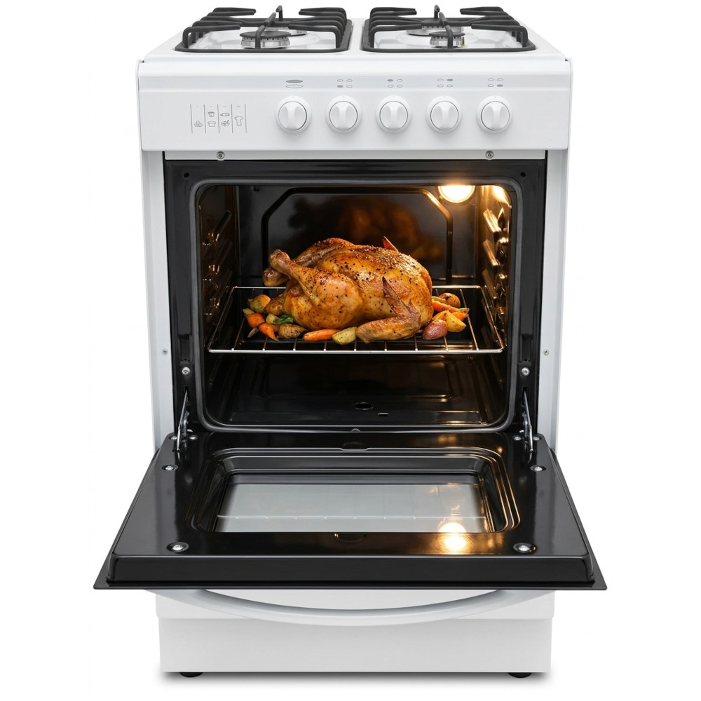 HORNO COCINA BLANCA 5 DIALES